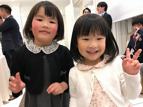 平 鈴莉空ちゃん、木方 菜々美ちゃんの写真