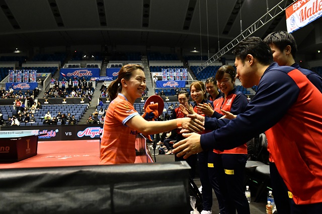 試合の写真